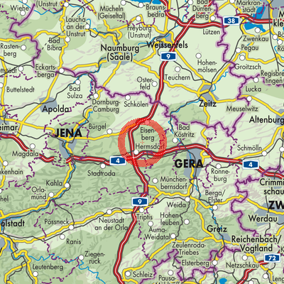 Landkarte Weißenborn