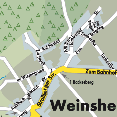 Stadtplan Weinsheim