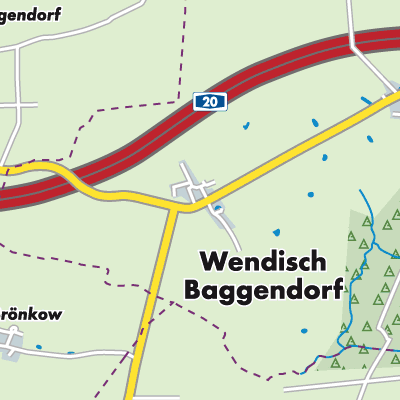Übersichtsplan Wendisch Baggendorf