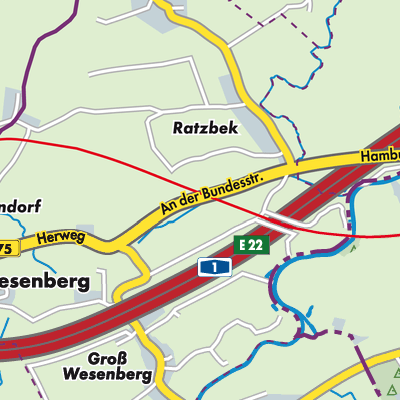 Übersichtsplan Wesenberg