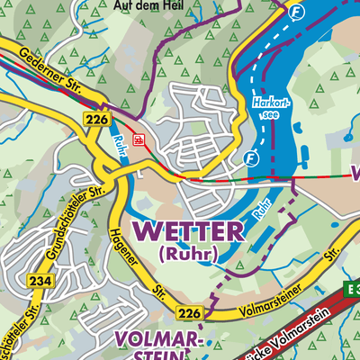 Übersichtsplan Wetter (Ruhr)
