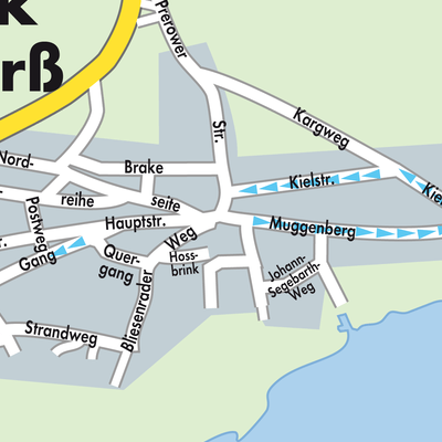 Stadtplan Wieck a. Darß