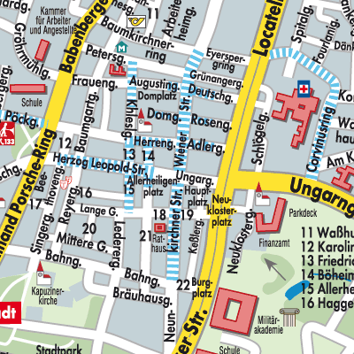 Stadtplan Wiener Neustadt