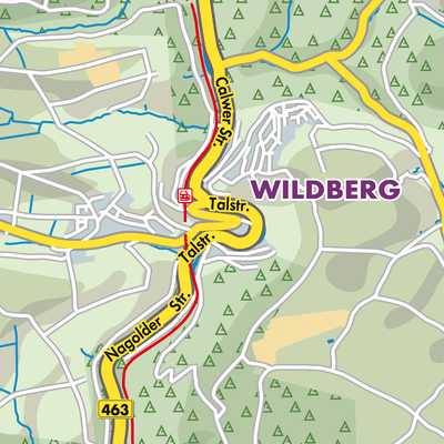 Übersichtsplan Wildberg