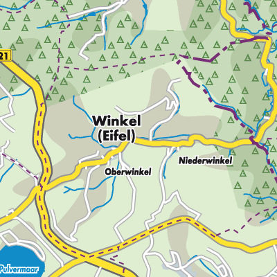 Übersichtsplan Winkel (Eifel)