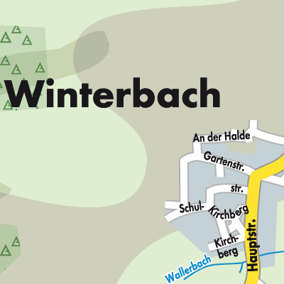 Stadtplan Winterbach