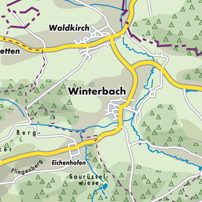Übersichtsplan Winterbach