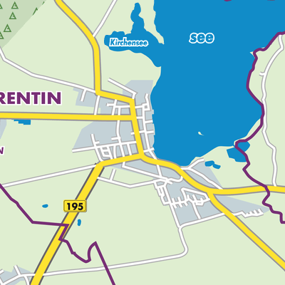 Übersichtsplan Zarrentin am Schaalsee