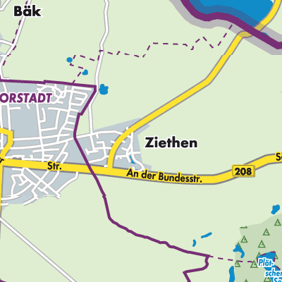 Übersichtsplan Ziethen