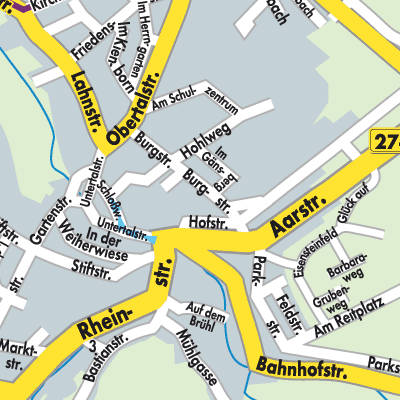 Stadtplan Aar-Einrich