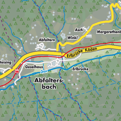 Übersichtsplan Abfaltersbach
