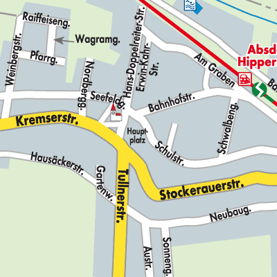 Stadtplan Absdorf