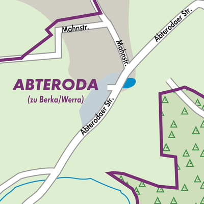 Stadtplan Abteroda