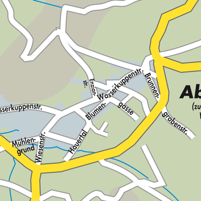 Stadtplan Abtsroda