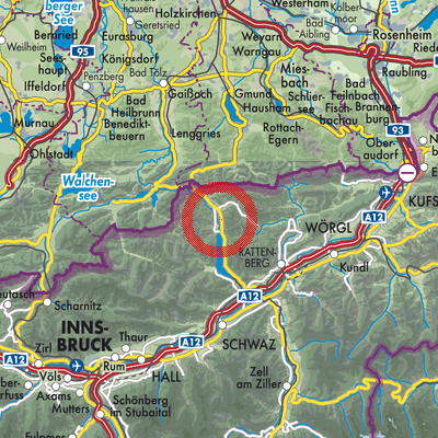 Landkarte Achenkirch
