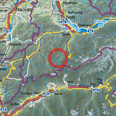 Landkarte Adelboden