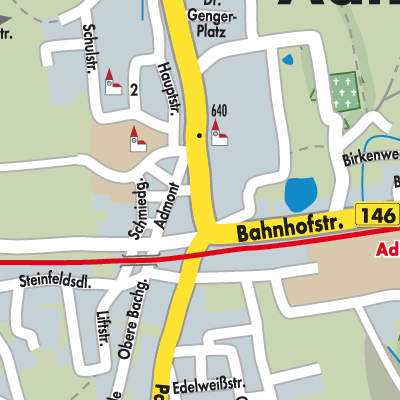 Stadtplan Admont