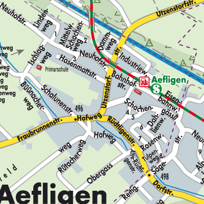 Stadtplan Aefligen