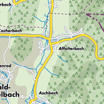 Übersichtsplan Affolterbach