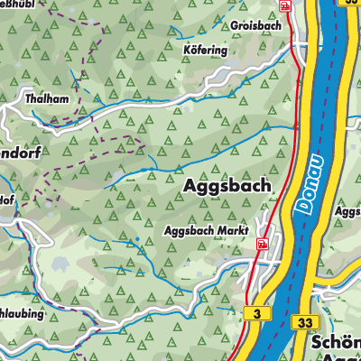 Übersichtsplan Aggsbach