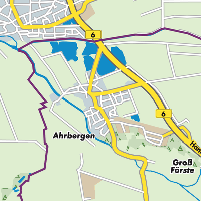 Übersichtsplan Ahrbergen