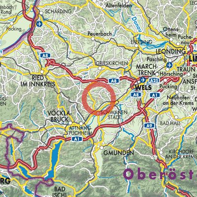 Landkarte Aichkirchen