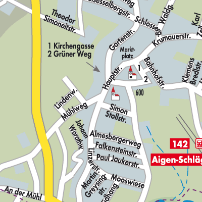 Stadtplan Aigen-Schlägl