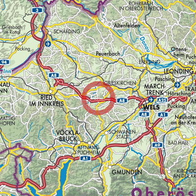 Landkarte Aistersheim