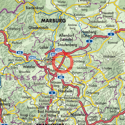 Landkarte Albach