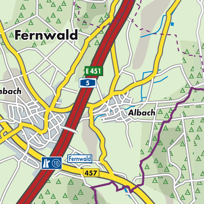 Übersichtsplan Albach