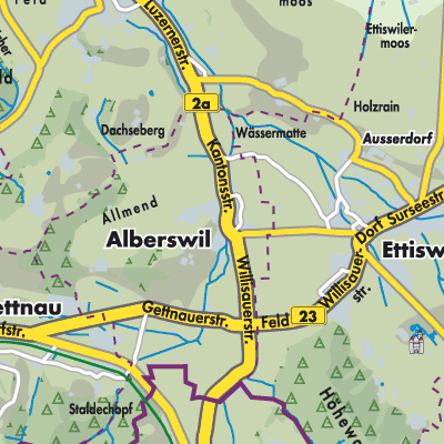 Übersichtsplan Alberswil