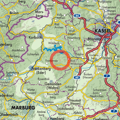 Landkarte Albertshausen