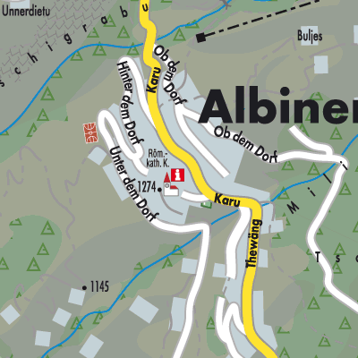 Stadtplan Albinen