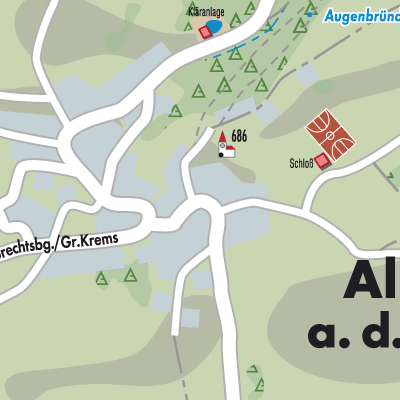 Stadtplan Albrechtsberg an der Großen Krems