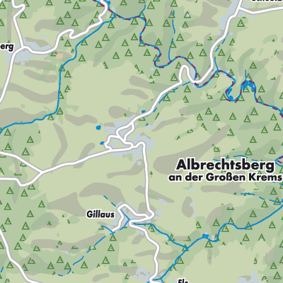 Übersichtsplan Albrechtsberg an der Großen Krems