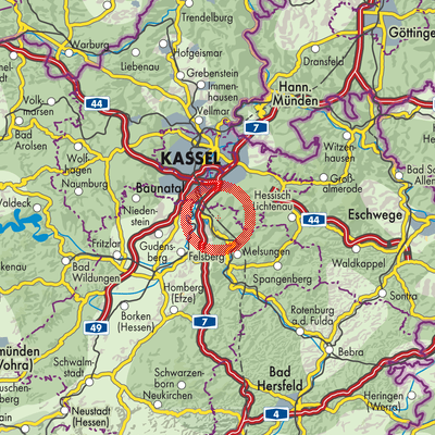 Landkarte Albshausen
