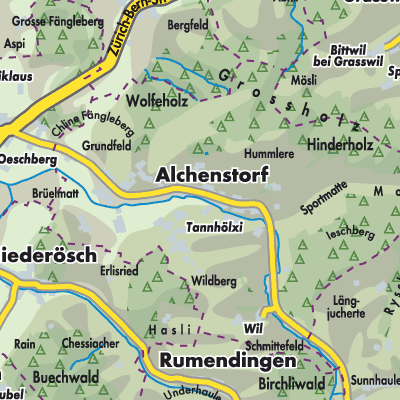 Übersichtsplan Alchenstorf