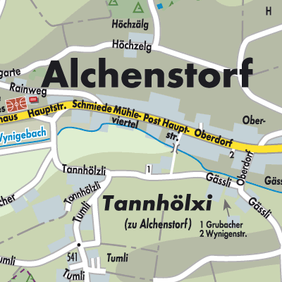 Stadtplan Alchenstorf