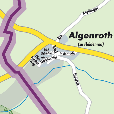 Stadtplan Algenroth