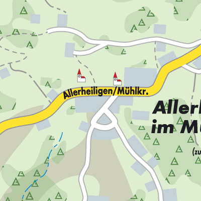 Stadtplan Allerheiligen im Mühlkreis