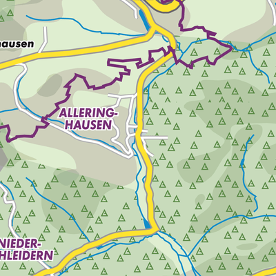 Übersichtsplan Alleringhausen
