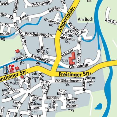 Stadtplan Allershausen (VGem)
