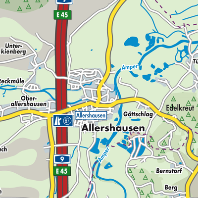 Übersichtsplan Allershausen (VGem)