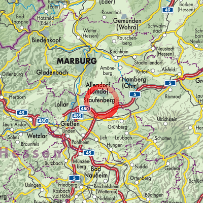 Landkarte Allertshausen
