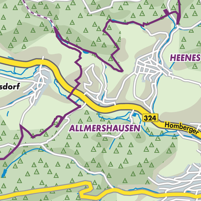 Übersichtsplan Allmershausen