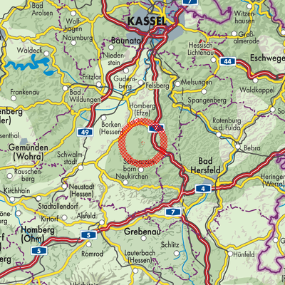 Landkarte Allmuthshausen