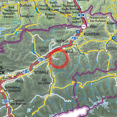 Landkarte Alpbach