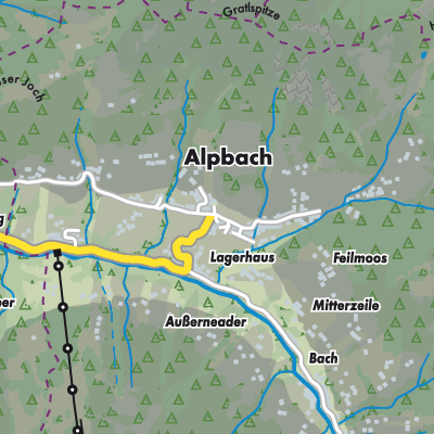 Übersichtsplan Alpbach
