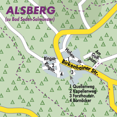 Stadtplan Alsberg