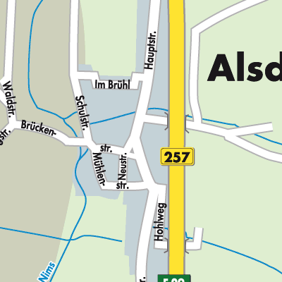 Stadtplan Alsdorf